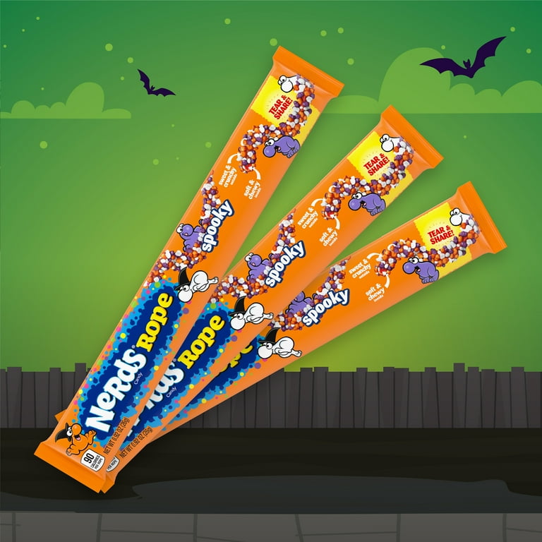 Nerds Halloween Spooky Ropes, Gummy Rope Candy, 0.92 oz - Walmart.com
