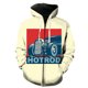 thumbnail image 1 of Sudadera con capucha y cremallera para hombre, diseño de coche clásico de dibujos animados, unisex, informal, con estampado 3D, de manga larga y gran tamaño, estilo Harajuku, 1 of 6