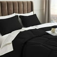 thumbnail image 3 of 1 Piece Honeycomb Design Comforter, 800 TC, 100% Egyptian Cotton, Full/Queen Size Black Solid, 3 of 5