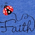 thumbnail image 2 of CafePress - Ladybug Faith - Cute Infant Baby Football Bodysuit, 2 of 3