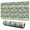 Colorful Dinosaurs Stripe, variant on Long Mouse Pads for Desk,Colorful Dinosaurs THIAGO Cacti Pattern Desk Mats on Top Of Desks, Desk Mouse Pad Extra Large with 3mm Non-Slip Base and Stitched Edge for Gaming,Office,Work,Home 31.5"x11.8"