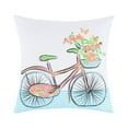 thumbnail image 6 of Global Trends Wildflower Delight Bouquet and Bicycle Pillow Set (Set of 2 Pillows), 6 of 7