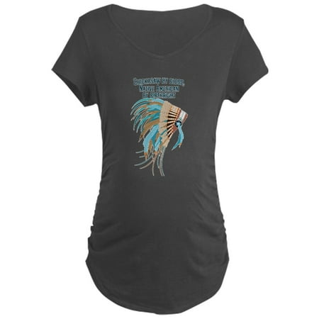 

CafePress - Chickasaw By Blood - Maternity Dark T-Shirt