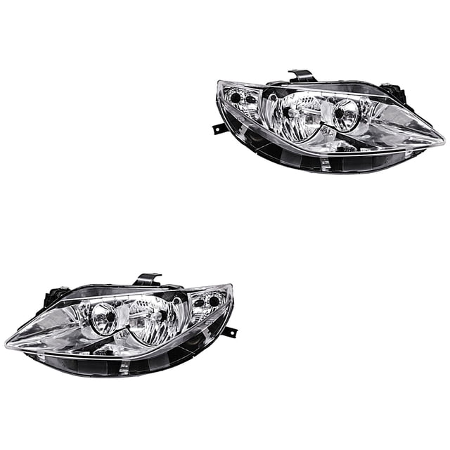 Par de Faros Ibiza 2009 A 2012 Seat Fondo crom TYC .
