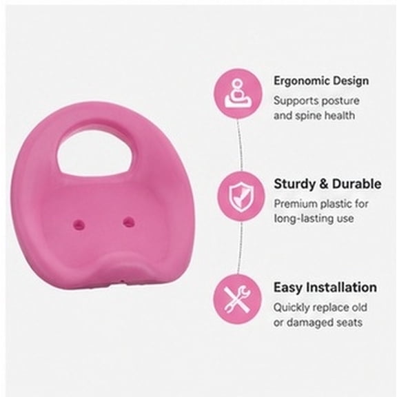 HEATSHAKING Plastic Tricycle Seat for Replacement Saddle Bikes and Strollers