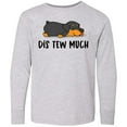 thumbnail image 3 of Inktastic Napping Dis Tew Much Rottweiler Long Sleeve Youth T-Shirt, 3 of 5