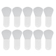 thumbnail image 1 of Silicone  Applicator, 10Pcs Silicone  Brush Cosmetic Spatula Face  Spatula Mini Short Handle Mud Applicator Portable Facial Beauty Tool White, 1 of 7