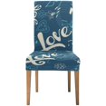 thumbnail image 2 of Funda protectora para silla elástica ABPHQTO Abstract Love I Love You Juego de 4, 2 of 4