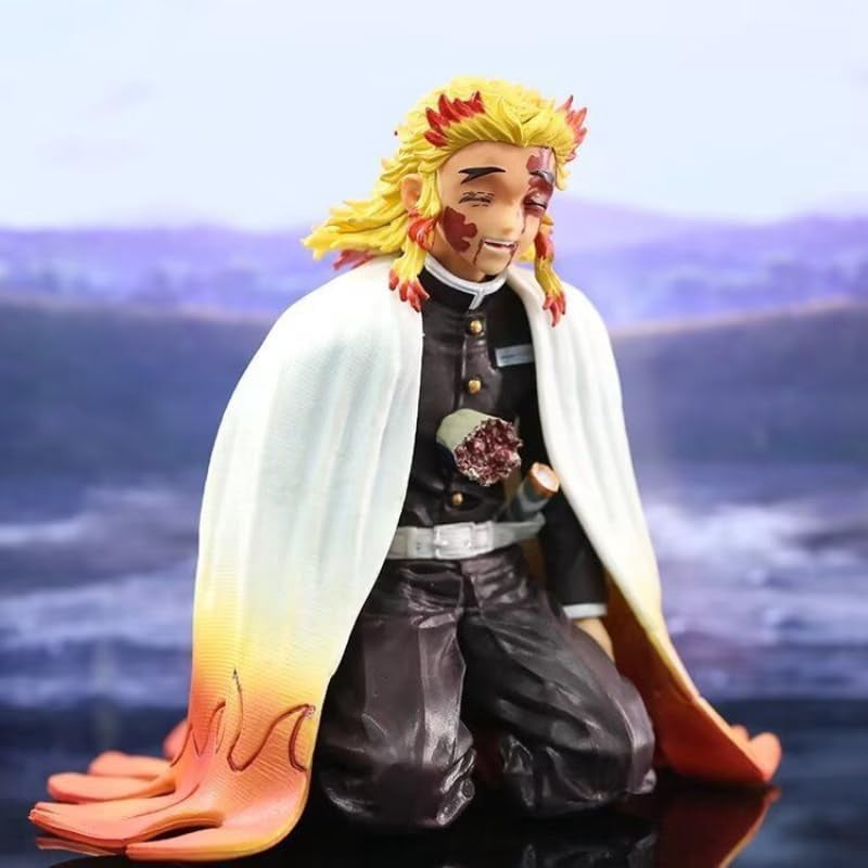 Rengoku Kyoujurou Figure Standing Wedding Dress Perona Action Figures 13cm/5.1inch PVC Character Figurine Cosplay Model Collectible for Anime Fans Gift