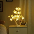thumbnail image 4 of LED Rose Flower Tree Light PE Fairy Lamp Holiday Gift Dating Props Home Decor, 4 of 7