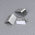 thumbnail image 4 of Minkissy Guide de Porte de Grange Style Moderne Lot de 1 Acier Inoxydable Argenté pour Installation de Porte, 4 of 5