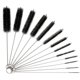 thumbnail image 1 of KAIYANG 13 piezas, cepillos de limpieza de botellas, juego de cepillos de manguera de nailon para limpieza de tubos de ensayo (negro) TAMAÑO 1, 1 of 5