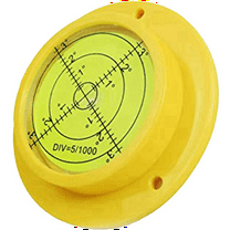 HOT Round Bubble Level, 90X17mm High Precision Circular Spirit Level with 3 Mounting Holes, Measuring Instrument Tool