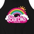 thumbnail image 3 of Barbie the Movie - Barbie Logo Rainbow -  Men's Jersey Tank Top, 3 of 5