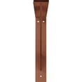 thumbnail image 3 of Ekena Millwork 2"W x 12"D x 12"H Traditional Steel Bracket, Hammered Copper, 3 of 13