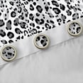 thumbnail image 4 of Erosebridal Black White Cheetah Print Curtains Pack of 2 (42x84 Each) For Teens Boys Girls,Abstract Animal Print Curtains Blackout, 4 of 6