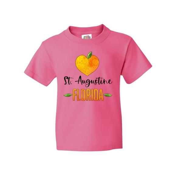 Inktastic St. Augustine Florida Orange in Heart Youth T-Shirt