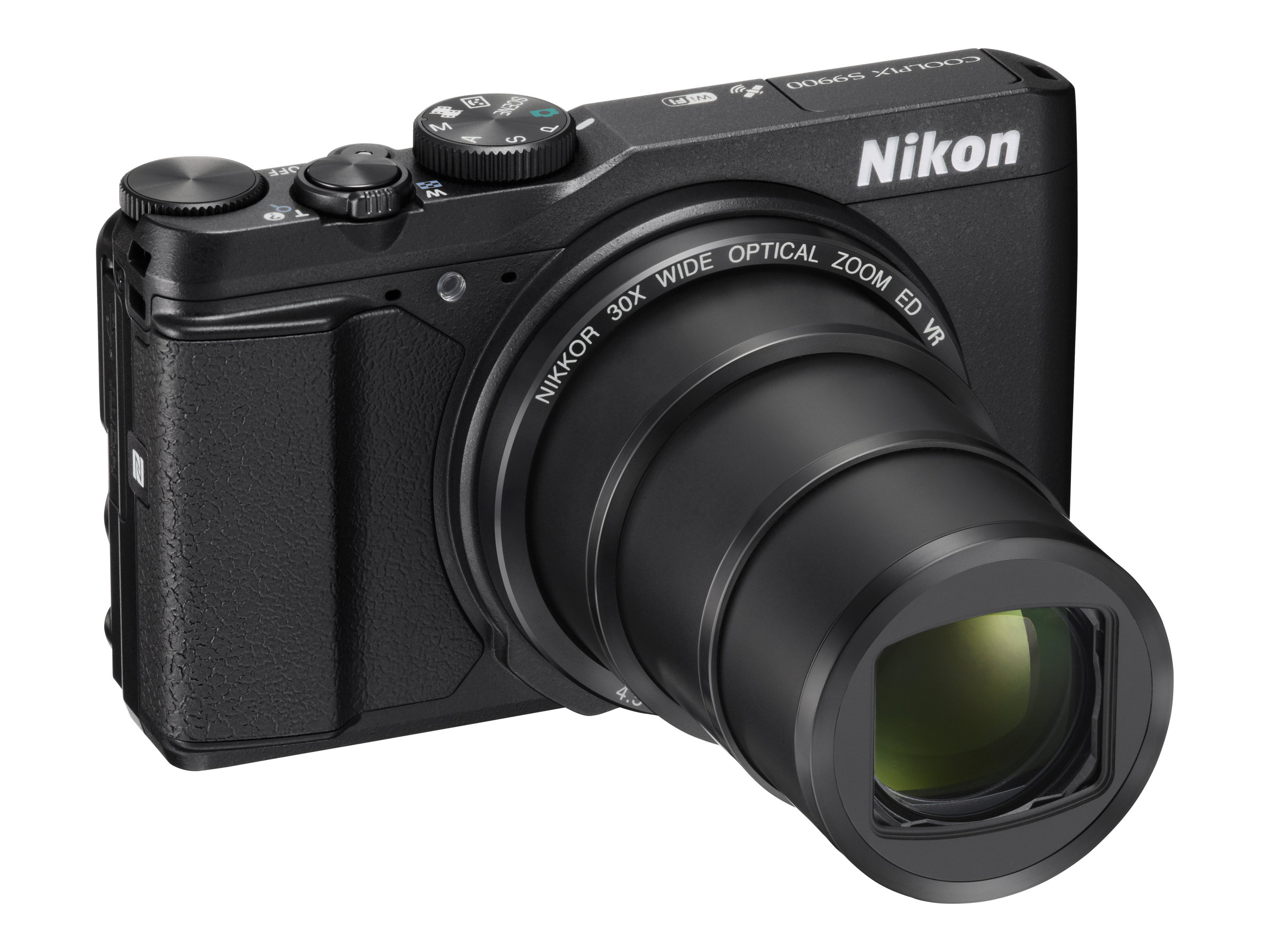 Nikon Coolpix S9900 - Digital camera - compact - 16.0 MP - 1080p - 30x optical zoom - Wi-Fi, NFC - black - image 3 of 6
