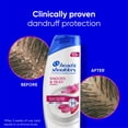 thumbnail image 6 of (6 pack) Head and Shoulders Smooth and Silky Dandruff Shampoo, Frizz Control, Fresh Floral Scent, Color Safe, 12.5 fl oz, 6 of 15