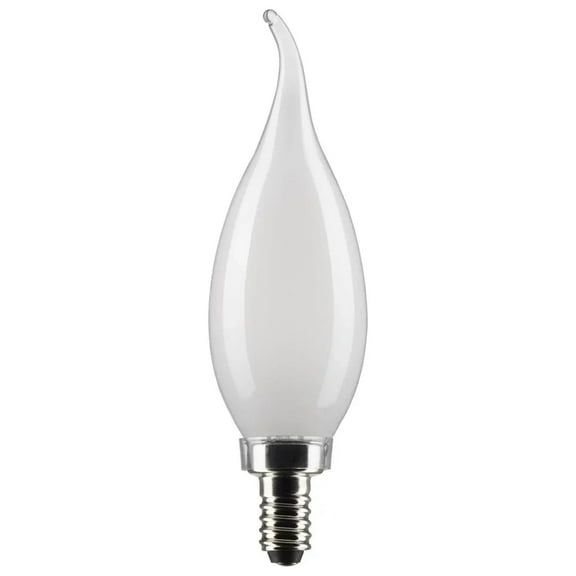 5.5 Watt CA10 LED - Frost - Candelabra base - 90 CRI - 3000K - 120 Volt -  6 Pack