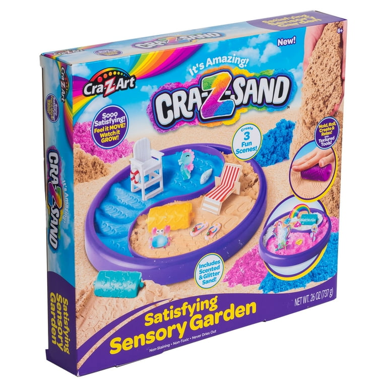 Cra-Z-Art Cra-Z-Sand Satisfying Sensory Sand Garden, 1lb Jar