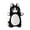 Black White, variant on ZAXARRA Cute Cartoon Cat Doll Lovely Animal Stuffed Soft Plush Toys Home Decoration Birthday Gift for Kids Adults