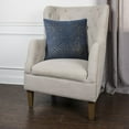 thumbnail image 4 of Navy Gold Cross Hatch Pattern Throw Pillow, 4 of 5