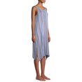 thumbnail image 4 of Layla Women's and Women's Plus Knit Midi Chemise Nightgown, 4 of 6