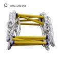 thumbnail image 3 of Emergency Fire Escape Ladder Soft Rope to Deploy W/ Hooks fo NEW, 3 of 7