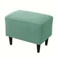 thumbnail image 1 of CNKOO 1pc  Stretch Ottoman Cover Modern Style  Dust-Proof Footstool Slipcover  Living Room Decor  Home Decor  Elastic Ottoman Slipcovers Protective Cover ZZZ, 1 of 7