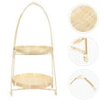 thumbnail image 6 of SENSETH Bamboo 2-Tier Fruit Basket & Snack Container, 6 of 7