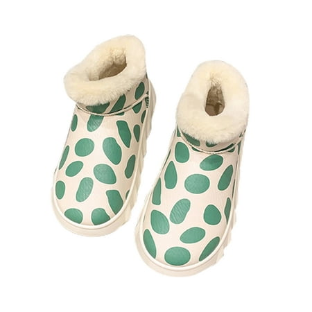 

Colisha Ladies Comfort Slip On Ankle Boot Indoor Outdoor Non-Slip Slipper Booties Plush Lining Green 6.5