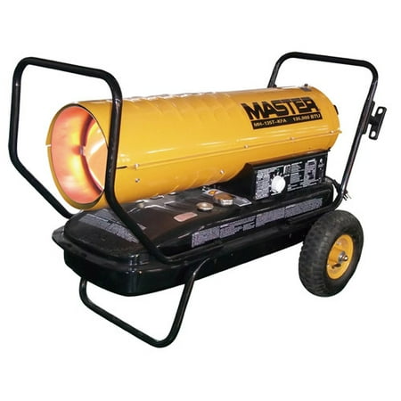 Master 135,000 BTU Portable Kerosene Forced Air Utility Heater with Thermostat