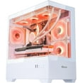 thumbnail image 3 of Hoengager Sunshine RTX 5070TI 16G Gaming PC Desktop - Intel Core i7-12700F, 16GB DDR4 RAM, 1TB PCIe +2TB SATA SSD, WiFi + BT, Windows 11 Pro -RGB Prebuilt Computer, 3 of 7