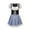 Blue, variant on OKSALE Women's Oktoberfest Dresses Bavarian Carnival Maid Dress Beer Bar Waiter Dresses Short Sleeve Party Munich Outfit Oktoberfest Festival Clothes