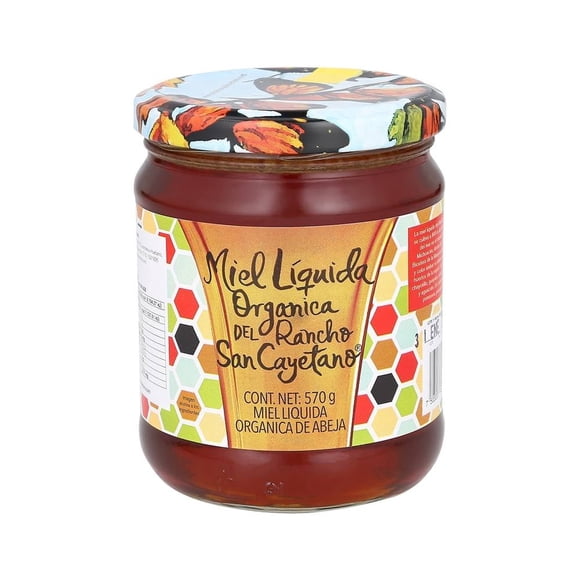Miel de abeja Rancho San Cayetano líquida orgánica 570 g