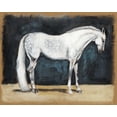 thumbnail image 2 of McCavitt, Naomi 14x12 White Modern Wood Framed Museum Art Print Titled - Equestrian Studies V, 2 of 4
