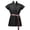 #0163-Black, variant on Halloween Shirts for Men V Neck Sleeveless Pullover Tunic Vest Corset Style Costume for Halloween Event