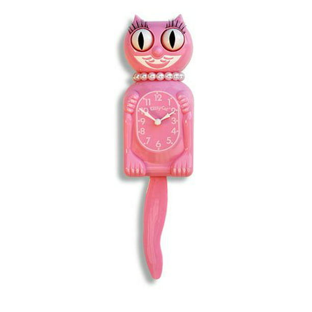 The Original New Edition Kitty Cat Klock (Clock) Miss Kitty Cat Limited  Edition - Pink