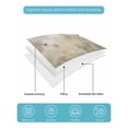 thumbnail image 5 of Quilts Twin XL Size, Pink Rose Spring Floral Soft Comforter Bedding Set for Bed, Summer Roses Flowers Farmhouse Lightweight Quilted Bedspread with Pillow Cover(2 Pieces) for All Season, 68x98 Inch, 5 of 6