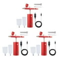 thumbnail image 3 of QualitChoice Compact Airbrush Air Compressor Kit Set Versatile Spray Painting Craft Rechargeable Nail Red 1.49x5.1x5.7 Inch 3Set, 3 of 6