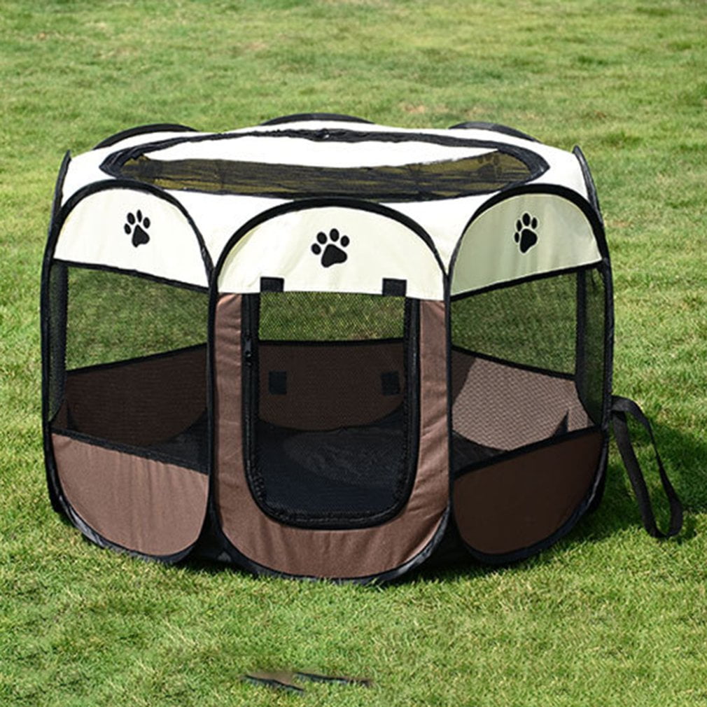 Pet Fence Dog Kennel Folding Fence Oxford Cloth Waterproof Durable