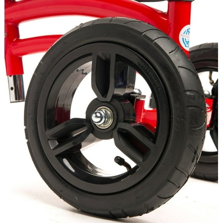 10 Inch Semi Pneumatic Wheels - KneeRover Knee Walker 10 inch Replacement Pneumatic Wheel for All Terrain KneeRover Jr - Part Includes Bearings Tire and Tube