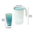 thumbnail image 3 of OEFNTAC Insulated Cold Water Kettle Large Capacity Refrigerator Jug with Leak Proof Lid Heat and Cold Resistant Beverage Container, 3 of 8
