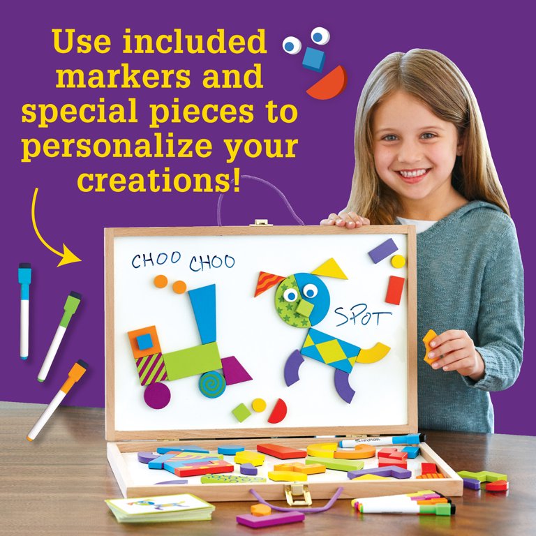 MindWare Imagination Patterns Deluxe, Magnetic Play with Patterned
