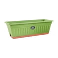 thumbnail image 4 of Almencla Flower Window Box Vegetable Planter Rectangle for Outdoor Indoor Lightweight Green, 4 of 8