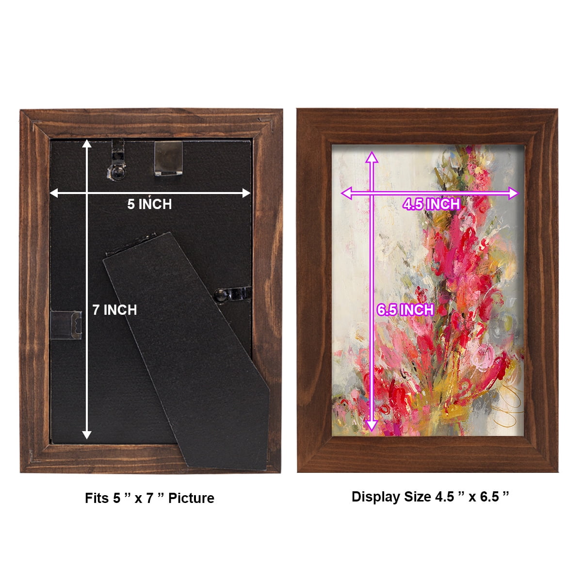 Flip Side - Framed Print w/glass - Chestnut