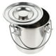 thumbnail image 4 of Stainless Steel Sealed Bucket for Storage Use Silver Color Practical Tea and Food Storage 1 Jar, 4 of 5