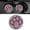 Pink, variant on SHIMELE Dog Paw Print Car Cup Mat | Non-Slip Saucer | Heat Insulation Drink Holder | Universal Fit for Cars, Home & Office | Easy Clean PVC & Glass Design