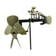 thumbnail image 2 of Molino de viento de metal hecho a mano | Escultura de percusión steampunk eólica | Arte de jardín exterior de acero inoxidable | Diseño único en forma de guitarra para decorar patios y jardines, 2 of 5